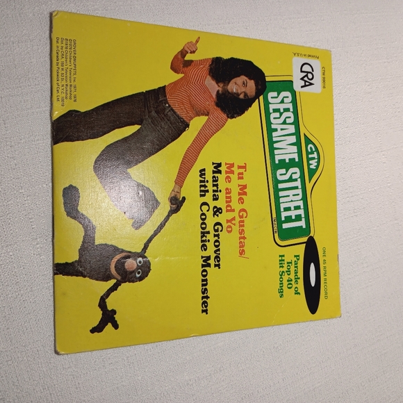 Vtg Sesame Street TuMe Gustas/Me and Yo Maria & Grover with Cookie Monster. - Picture 7 of 10